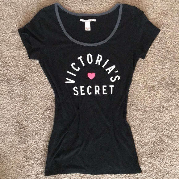 Black Victoria’s Secret logo top - Picture 1 of 3